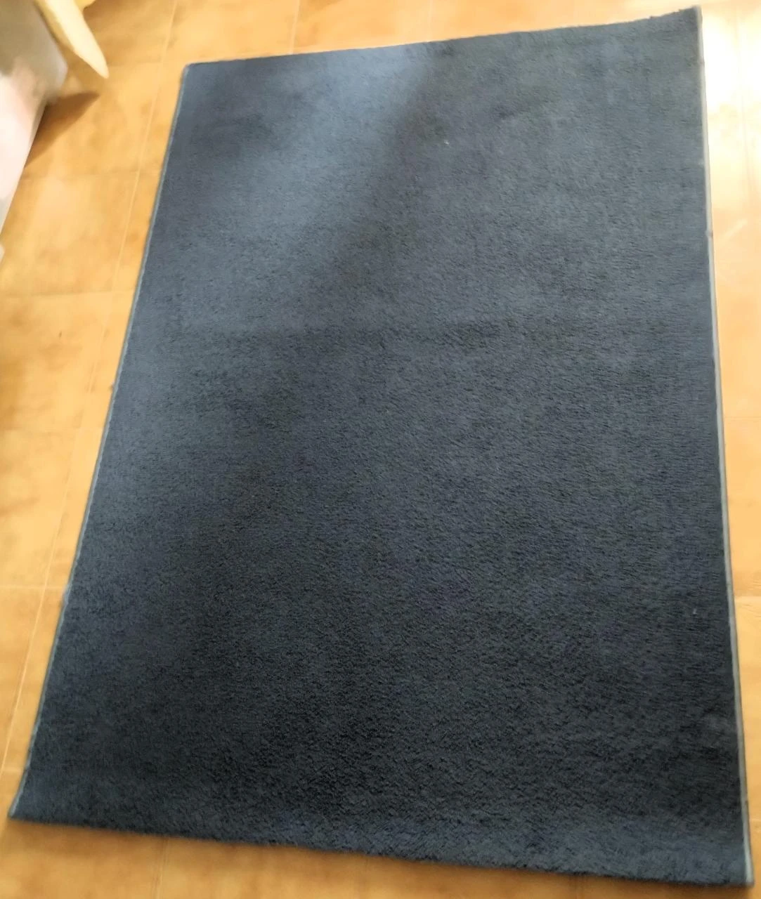 Tapete Grande Azul 1,20 X 1,70 Mts Sala Quarto Casa